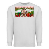 Dove Grey Stocked christmas farm Premium Sweatshirt - Artiststas