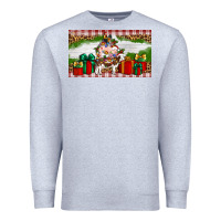 Heather Grey Stocked christmas farm Premium Sweatshirt - Artiststas