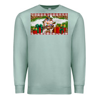 Seafoam Stocked christmas farm Premium Sweatshirt - Artiststas