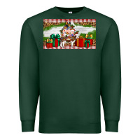 Sports Green Stocked christmas farm Premium Sweatshirt - Artiststas