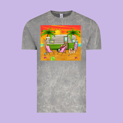 Summer Caravan Vintage Tee Designed By Tumblerdesignbyshophia