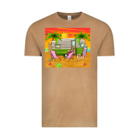 Vintage Camel summer caravan Vintage Tee - TumblerDesignByShophia