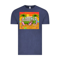 Vintage Denim summer caravan Vintage Tee - TumblerDesignByShophia