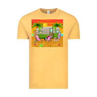 Vintage Mustard summer caravan Vintage Tee - TumblerDesignByShophia