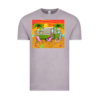 Vintage Zinc summer caravan Vintage Tee - TumblerDesignByShophia