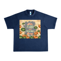 Navy all the plaid and pumpkin things Urban Heavy Tee - TumblerDesignByShophia