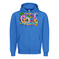 True Royal spooky girl summer Zipper Hoodie - CowhideDigitalArt