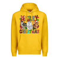Lemon Merry christmas cats Premium Hoodie - FaDigitalArtStudio