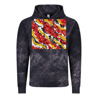 Cloud Black bandana and cowhide pattern Vintage Hoodie - TumblerDesignByShophia