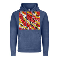 Vintage Denim bandana and cowhide pattern Vintage Hoodie - TumblerDesignByShophia