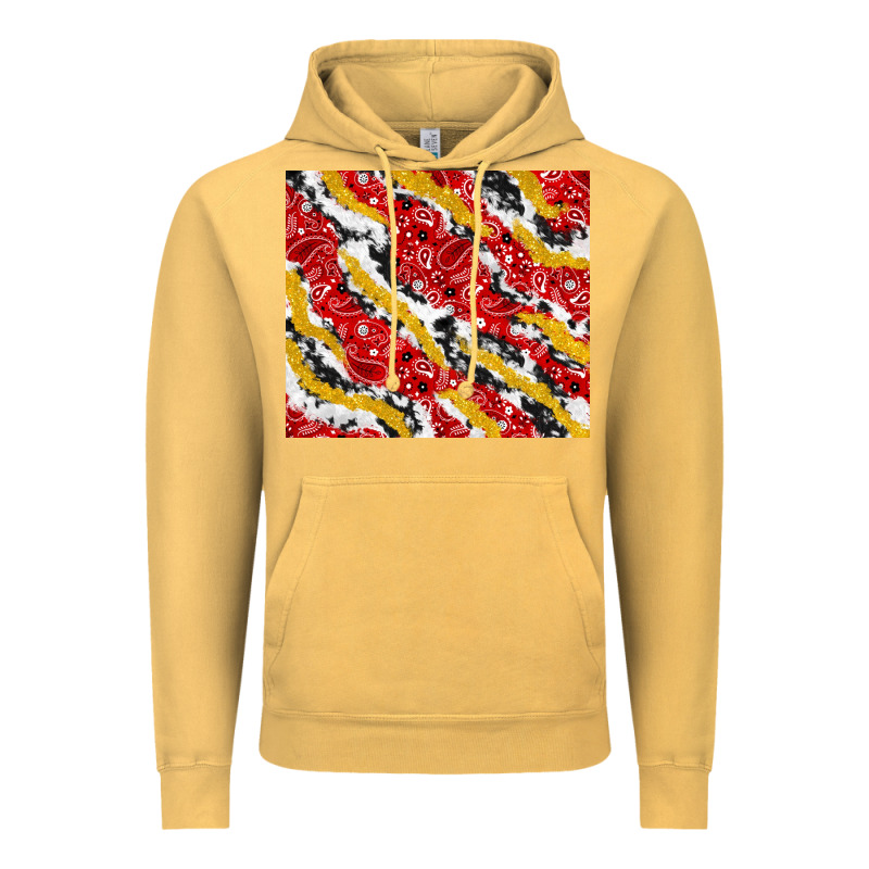 Bandana And Cowhide Pattern Vintage Hoodie by TumblerDesignByShophia | Teevron