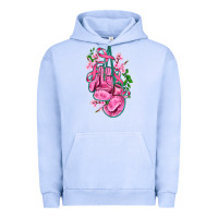 Pigment Grape Ice cancer boxing gloves with ribbon Urban Hoodie - AdoDesignShop