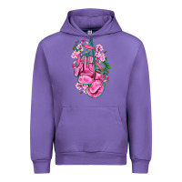 Tulip cancer boxing gloves with ribbon Urban Hoodie - AdoDesignShop
