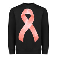 Black uterine or endometrial cancer ribbon Heavyweight Sweatshirt - FaDigitalArtStudio