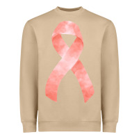 Mushroom uterine or endometrial cancer ribbon Heavyweight Sweatshirt - FaDigitalArtStudio