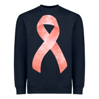 Navy uterine or endometrial cancer ribbon Heavyweight Sweatshirt - FaDigitalArtStudio