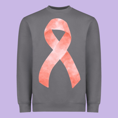 Uterine Or Endometrial Cancer Ribbon Heavyweight Sweatshirt Designed By Fadigitalartstudio