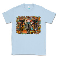 Dusty Blue cant be tamed Classic Tee - RacoonDesign
