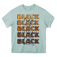 Arona typography variations in animal and glitter textur Heavy Core Tee - LillyAllenDesigns