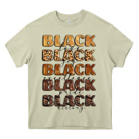 Mossy typography variations in animal and glitter textur Heavy Core Tee - LillyAllenDesigns