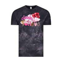 Cloud Black Clouds of love with balloons Valentine's Day Vintage Tee - HowdyJamesFarm