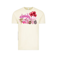 Vintage Arctic Clouds of love with balloons Valentine's Day Vintage Tee - HowdyJamesFarm
