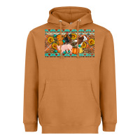 Meerkat Fall farm animals cow pig rooster Heavyweight Hoodie - Artiststas