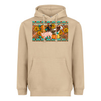 Mushroom Fall farm animals cow pig rooster Heavyweight Hoodie - Artiststas