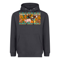 Smoke Fall farm animals cow pig rooster Heavyweight Hoodie - Artiststas