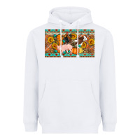 White Fall farm animals cow pig rooster Heavyweight Hoodie - Artiststas