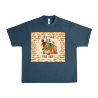 Midnight Navy it's time for fall shit Urban Heavy Tee - TumblerDesignByShophia