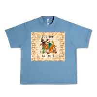Pebble Blue it's time for fall shit Urban Heavy Tee - TumblerDesignByShophia