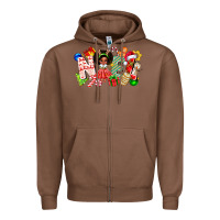 Chestnut Noel Afro Girl Baby Zipper Hoodie - CowhideDigitalArt