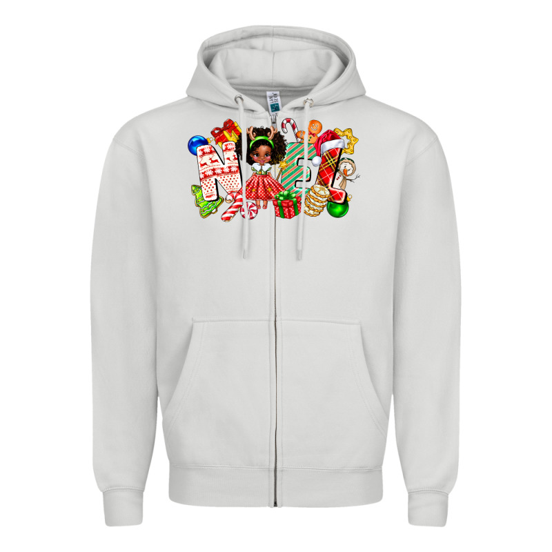 Noel Afro Girl Baby Zipper Hoodie by CowhideDigitalArt | Teevron