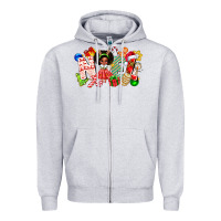 Heather Grey Noel Afro Girl Baby Zipper Hoodie - CowhideDigitalArt