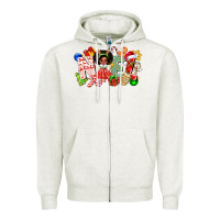 Oatmeal Heather Noel Afro Girl Baby Zipper Hoodie - CowhideDigitalArt