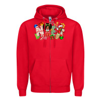 Red Noel Afro Girl Baby Zipper Hoodie - CowhideDigitalArt