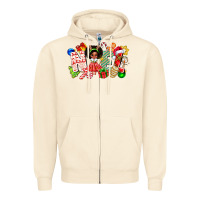 Sandshell Noel Afro Girl Baby Zipper Hoodie - CowhideDigitalArt