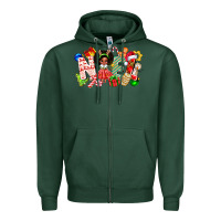 Sports Green Noel Afro Girl Baby Zipper Hoodie - CowhideDigitalArt