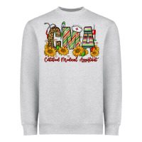 Heather Grey christmas cma certified medical assistant Heavyweight Sweatshirt - FaDigitalArtStudio