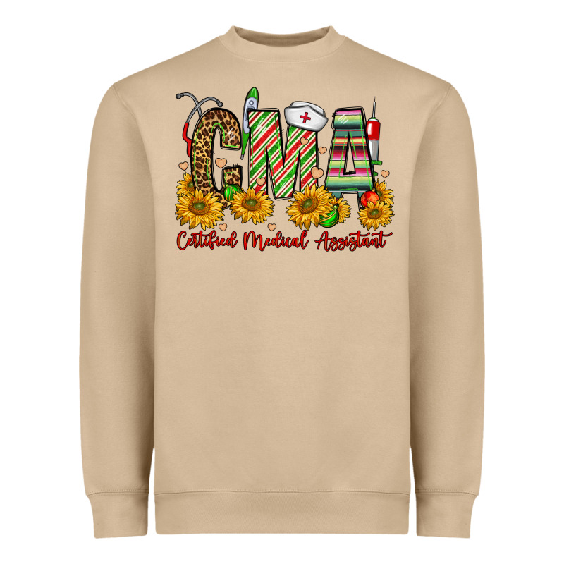 Christmas Cma Certified Medical Assistant Heavyweight Sweatshirt by FaDigitalArtStudio | Teevron