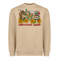 Mushroom christmas cma certified medical assistant Heavyweight Sweatshirt - FaDigitalArtStudio