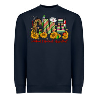 Navy christmas cma certified medical assistant Heavyweight Sweatshirt - FaDigitalArtStudio