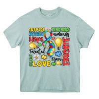 Arona name puzzle ribbon of inspiration Heavy Core Tee - LillyAllenDesigns