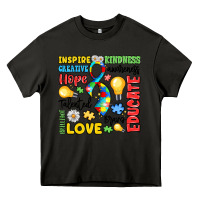Asphalt name puzzle ribbon of inspiration Heavy Core Tee - LillyAllenDesigns