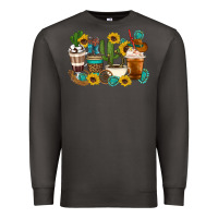 Smoke Coffee cups Premium Sweatshirt - Artiststas