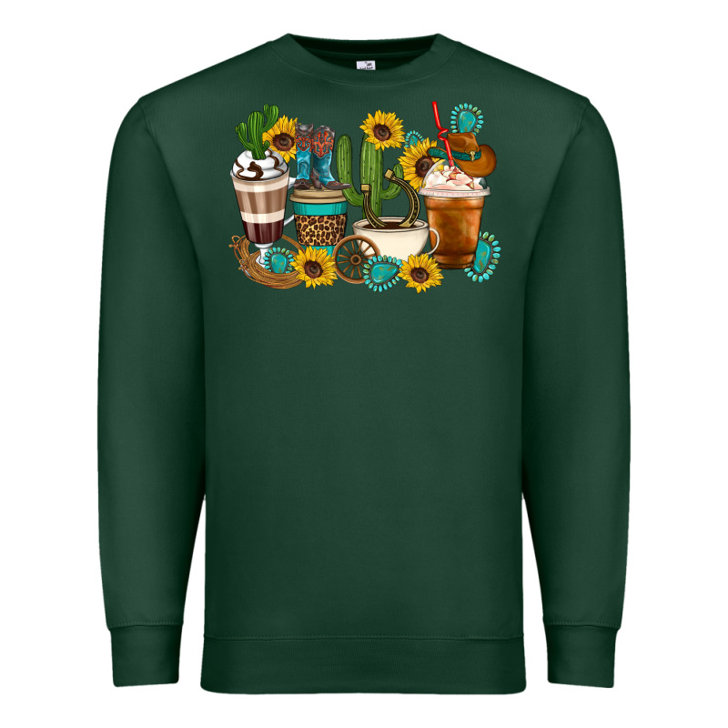 Coffee Cups Premium Sweatshirt by Artiststas | Teevron