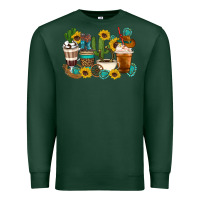 Sports Green Coffee cups Premium Sweatshirt - Artiststas