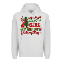 Dove Grey Just A Girl Who Loves Christmas Premium Hoodie - FaDigitalArtStudio
