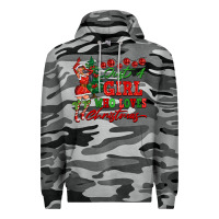 Slate Camo Just A Girl Who Loves Christmas Premium Hoodie - FaDigitalArtStudio